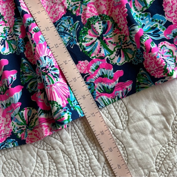 NWOT - Lilly Pulitzer - Auralia Dress - Oyster Bay Navy Shroom With A View - Picture 9 of 13